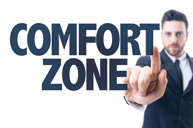 Figura 1 Zona de conforto: a justificativa para os nossos hábitos rotineiros.