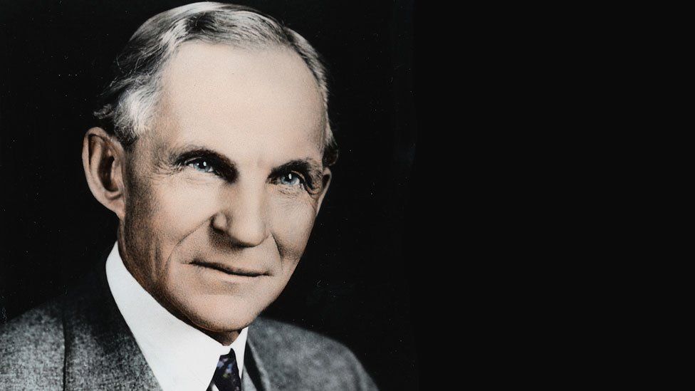 Figura 1.1 Henry Ford, ser firme e manter o curso eram as suas características que marcaram o seu sucesso inicialmente...